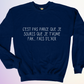 CREWNECK / C'EST PAS PARCE QUE JE SOURIS