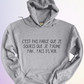 HOODIE / C'EST PAS PARCE QUE JE SOURIS