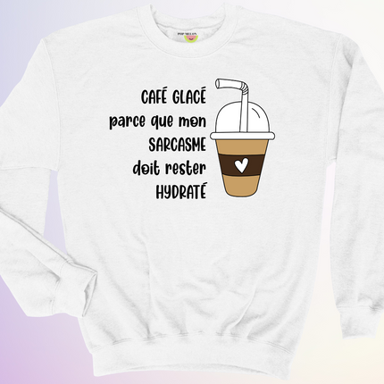 CREWNECK / CAFE GLACE SARCASME