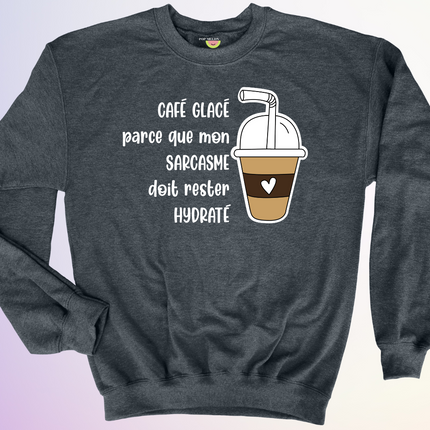 CREWNECK / CAFE GLACE SARCASME