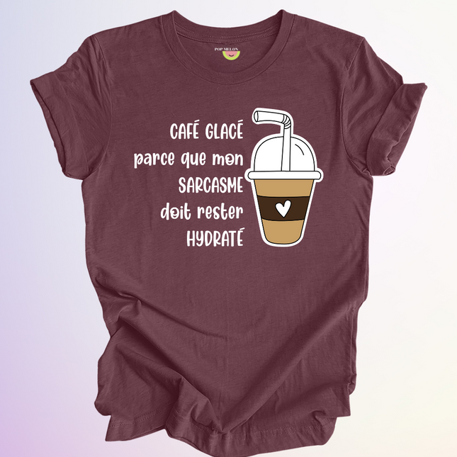 T-SHIRT / CAFE GLACE SARCASME