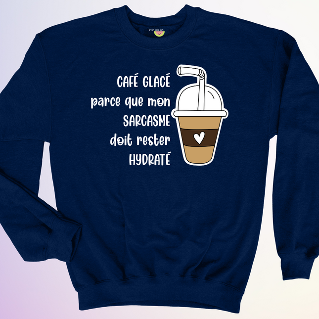 CREWNECK / CAFE GLACE SARCASME