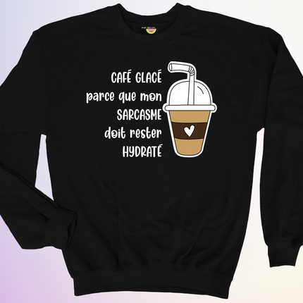 CREWNECK / CAFE GLACE SARCASME