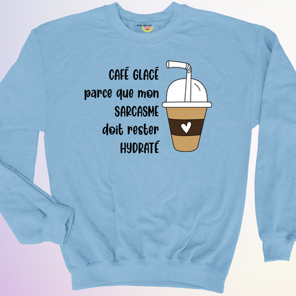 CREWNECK / CAFE GLACE SARCASME