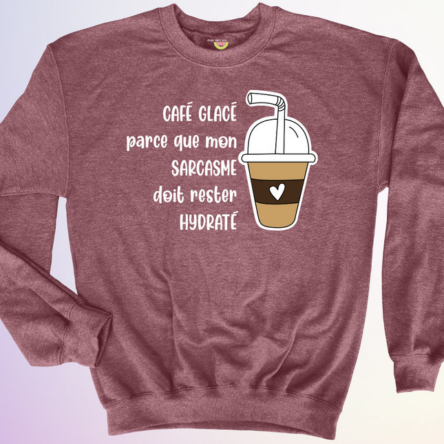 CREWNECK / CAFE GLACE SARCASME