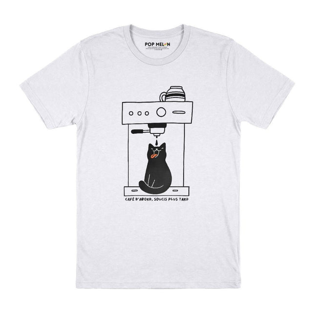 T-SHIRT / CAFE DABORD SOUCIS PLUS TARD