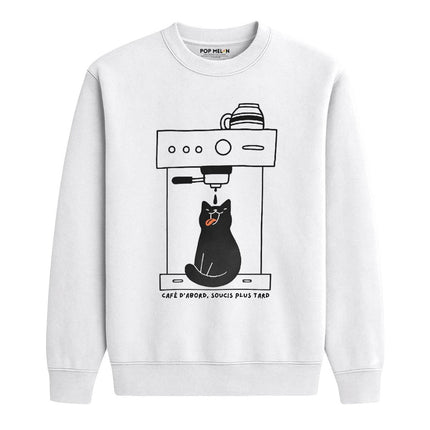 CREWNECK / CAFE DABORD SOUCIS PLUS TARD