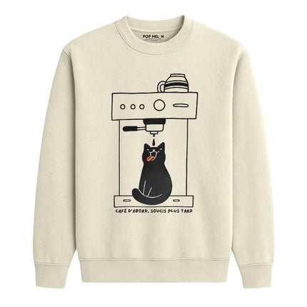 CREWNECK / CAFE DABORD SOUCIS PLUS TARD