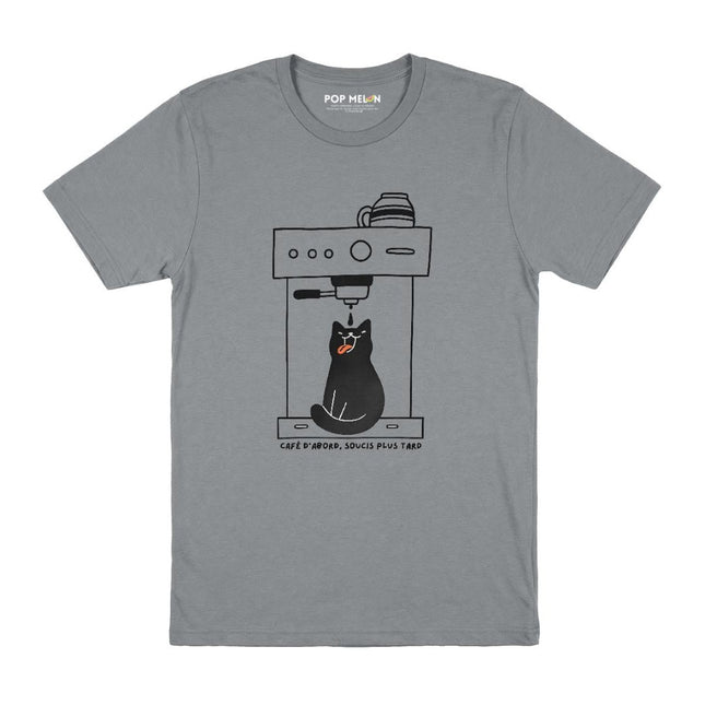 T-SHIRT / CAFE DABORD SOUCIS PLUS TARD