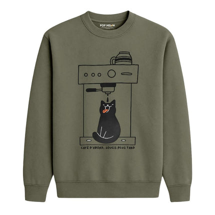 CREWNECK / CAFE DABORD SOUCIS PLUS TARD