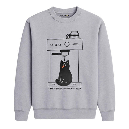 CREWNECK / CAFE DABORD SOUCIS PLUS TARD