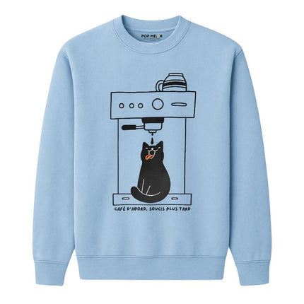 CREWNECK / CAFE DABORD SOUCIS PLUS TARD