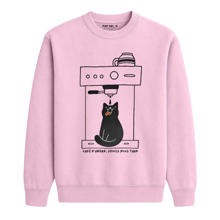 CREWNECK / CAFE DABORD SOUCIS PLUS TARD