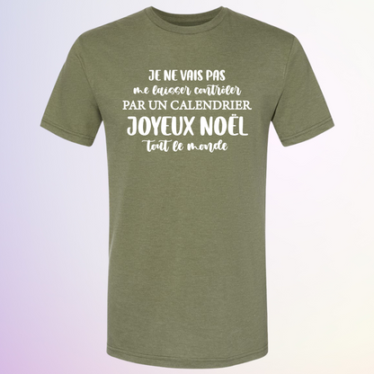 T-SHIRT / CALENDRIER JOYEUX NOEL