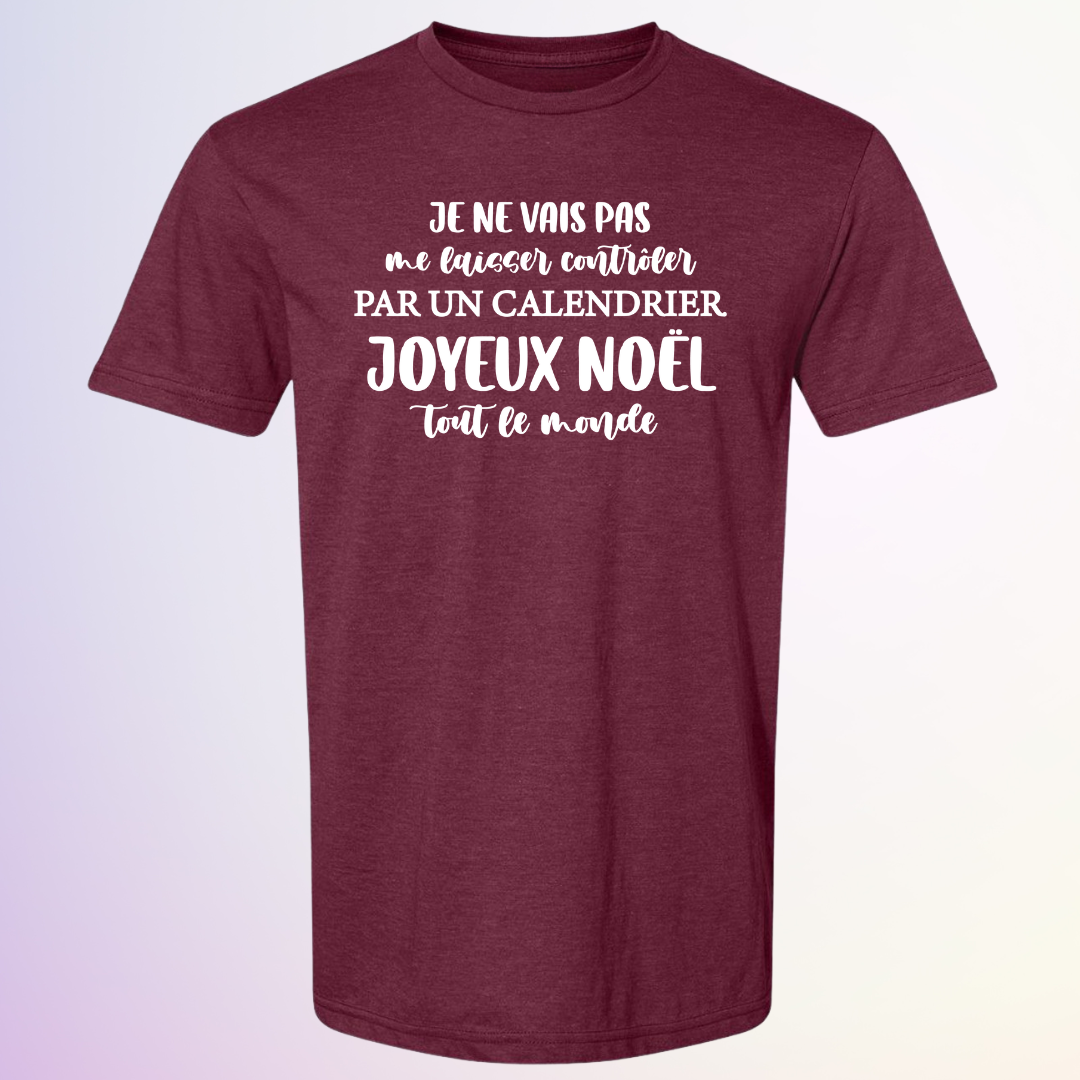 T-SHIRT / CALENDRIER JOYEUX NOEL