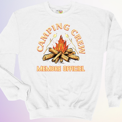 CREWNECK / CAMPING CREW MEMBRE OFFICIEL