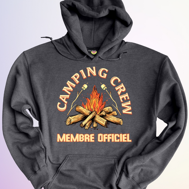 HOODIE / CAMPING CREW MEMBRE OFFICIEL