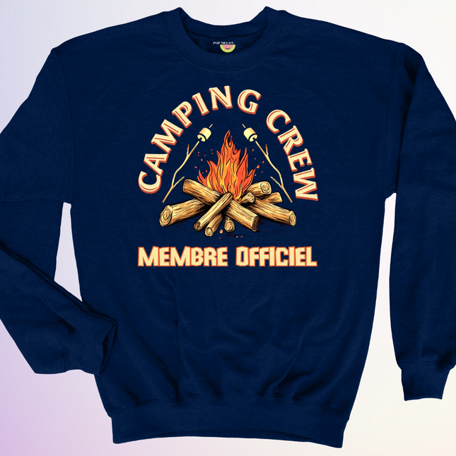 CREWNECK / CAMPING CREW MEMBRE OFFICIEL