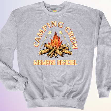 CREWNECK / CAMPING CREW MEMBRE OFFICIEL