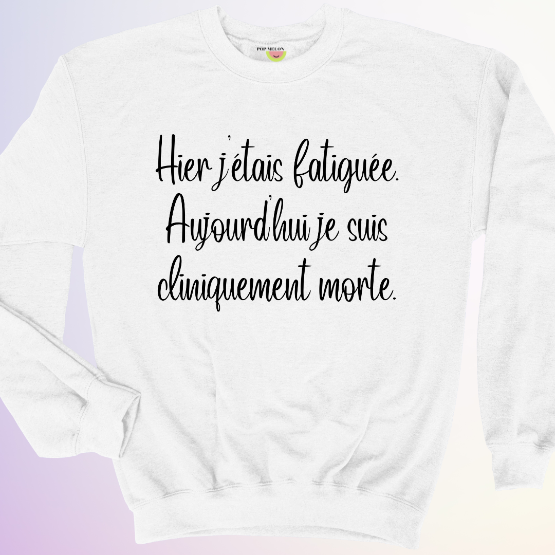 CREWNECK / CLINIQUEMENT MORTE