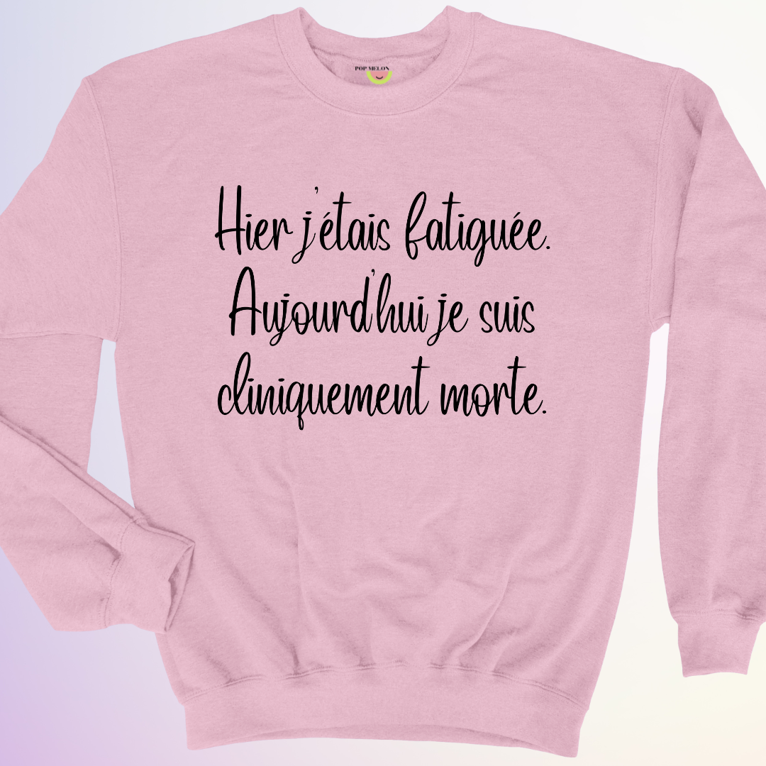 CREWNECK / CLINIQUEMENT MORTE