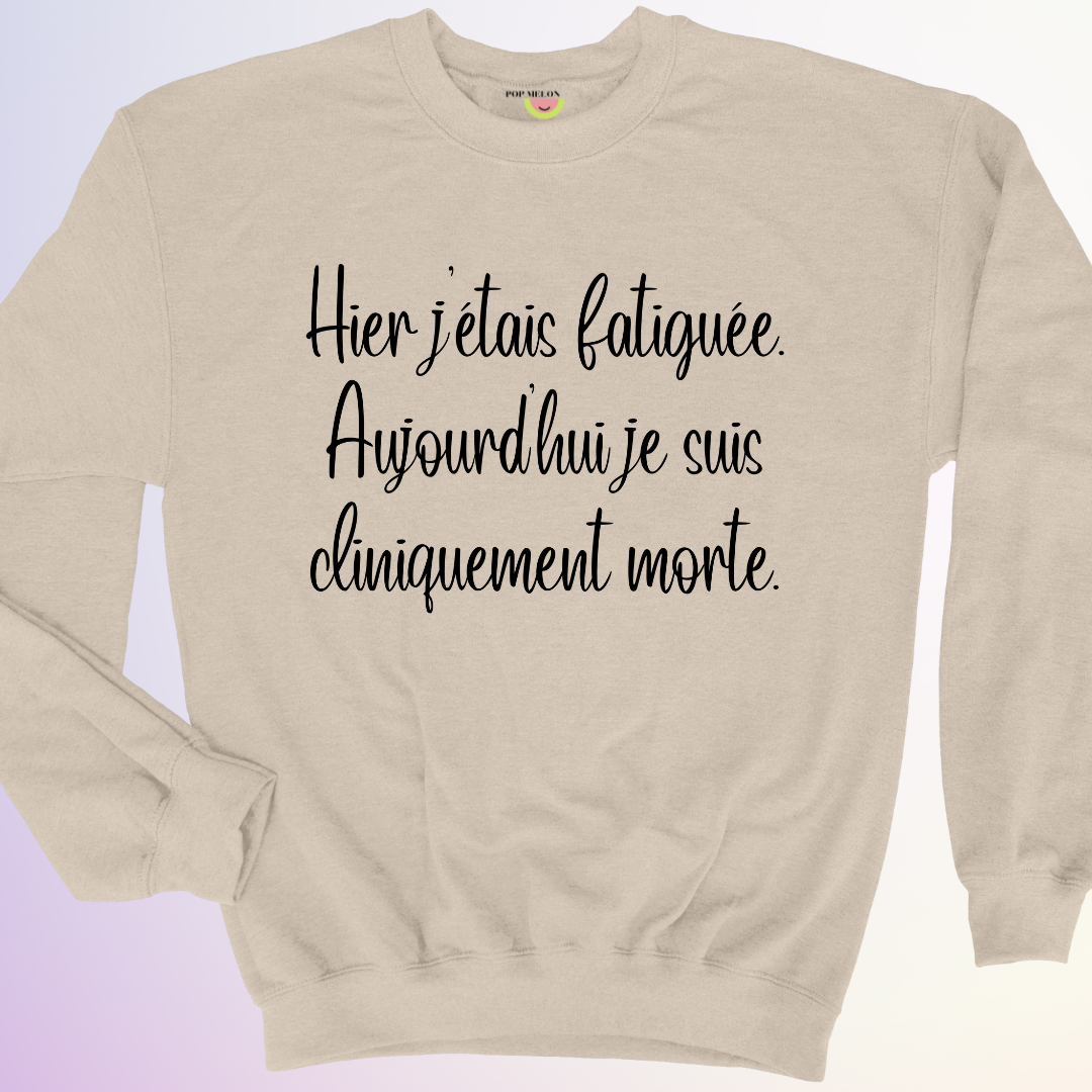 CREWNECK / CLINIQUEMENT MORTE