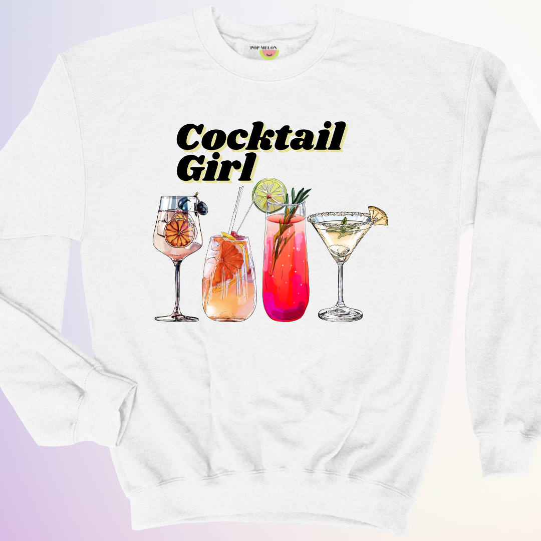 CREWNECK / COCKTAIL GIRL