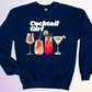 CREWNECK / COCKTAIL GIRL