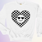 CREWNECK / COEUR DAMIER