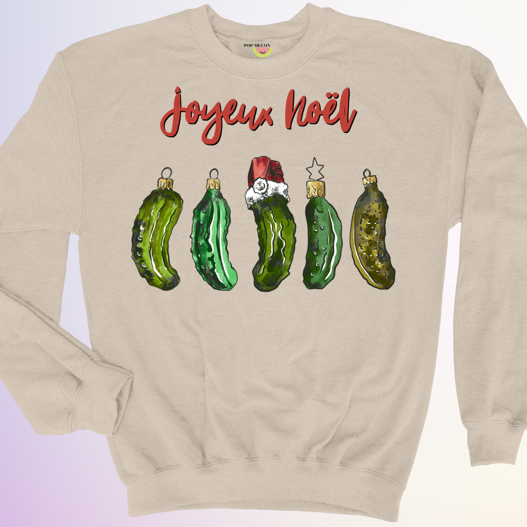 CREWNECK / CORNICHONS DE NOEL