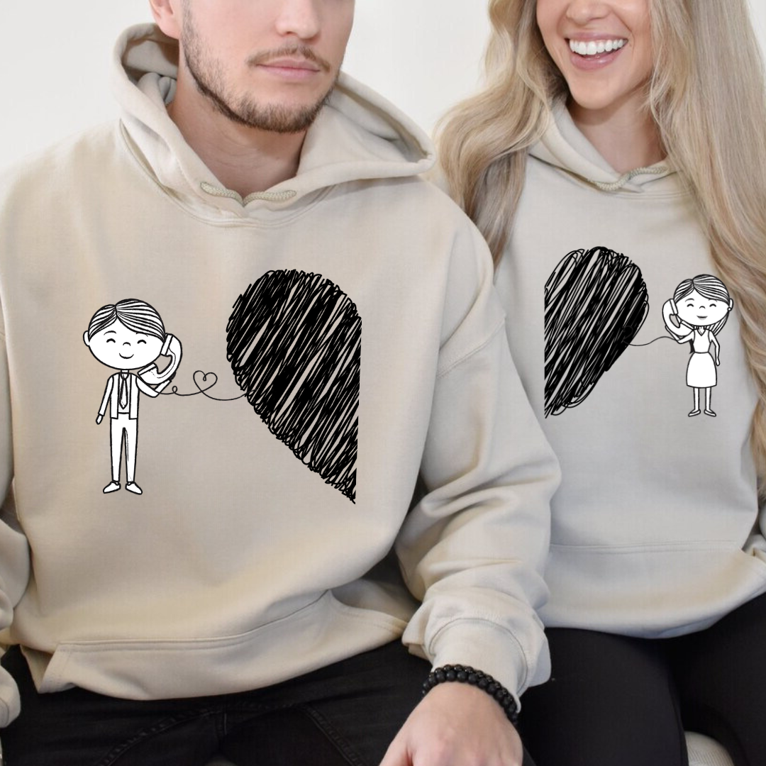 HOODIE / DUO COUPLE IN LOVE