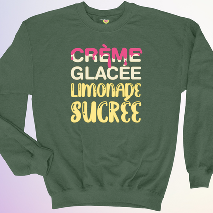 CREWNECK / CREME GLACEE LIMONADE SUCREE