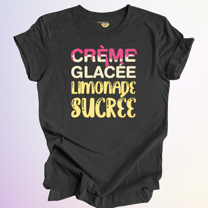 T-SHIRT / CREME GLACEE LIMONADE SUCREE