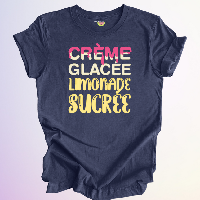 T-SHIRT / CREME GLACEE LIMONADE SUCREE