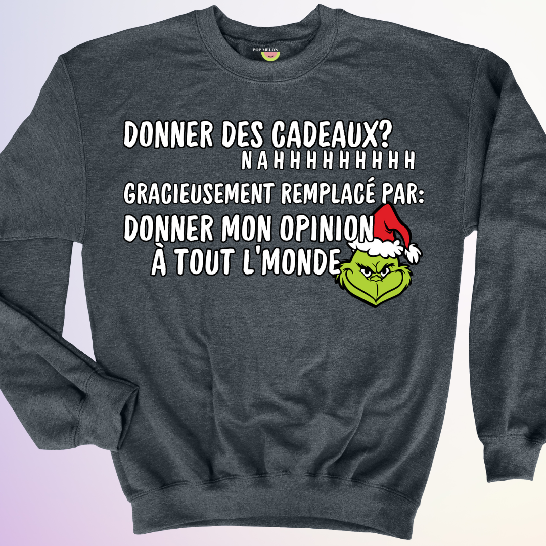 CREWNECK / DONNER DES CADEAUX? NAHHH