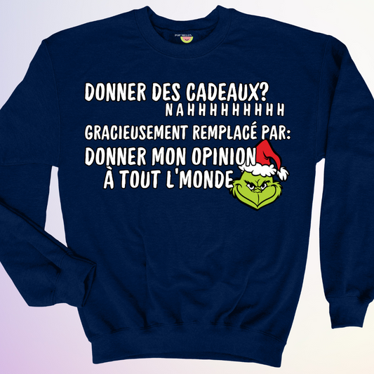 CREWNECK / DONNER DES CADEAUX? NAHHH