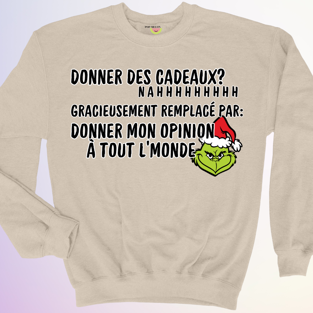 CREWNECK / DONNER DES CADEAUX? NAHHH