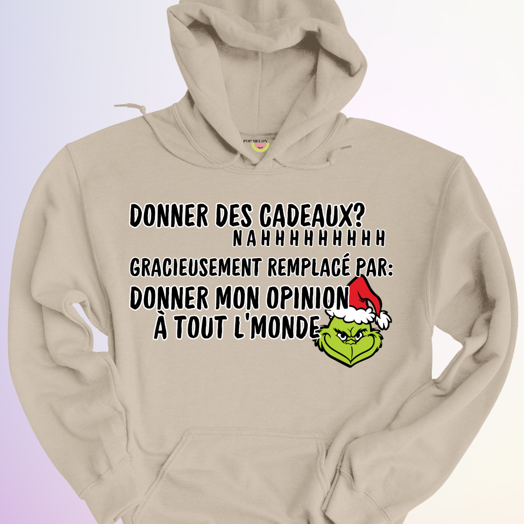 HOODIE / DONNER DES CADEAUX? NAHHH