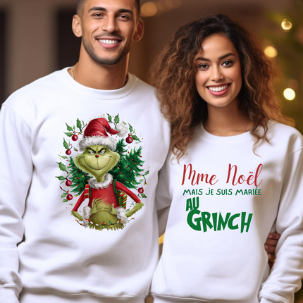 CREWNECK / MARIÉE AU GRINCH DUO