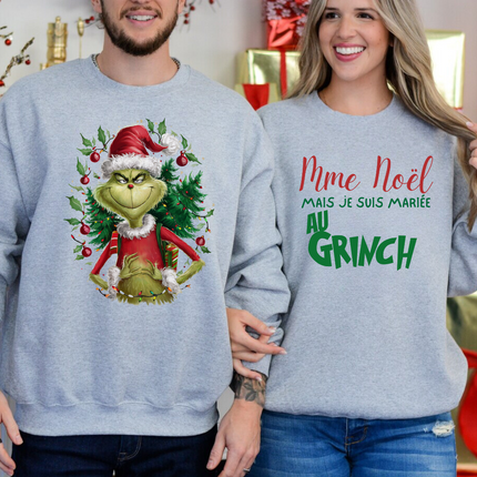 CREWNECK / MARIÉE AU GRINCH DUO