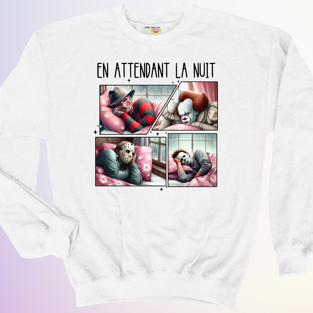 CREWNECK / EN ATTENDANT LA NUIT