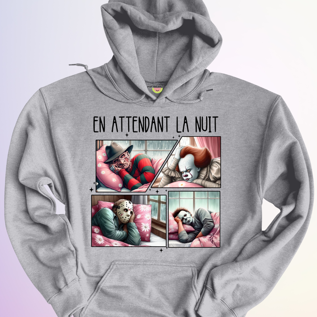 HOODIE / EN ATTENDANT LA NUIT