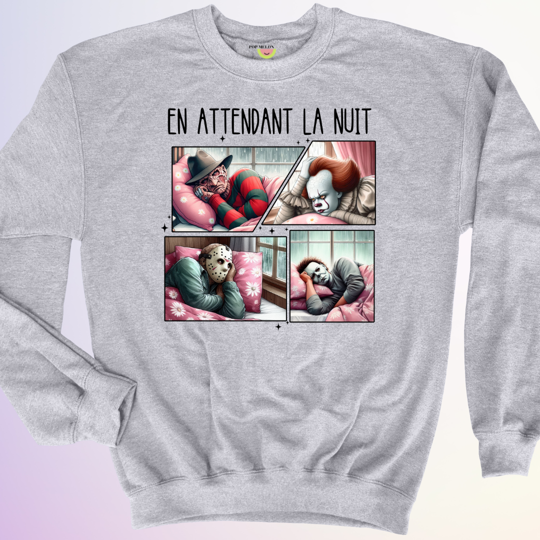 CREWNECK / EN ATTENDANT LA NUIT