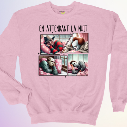 CREWNECK / EN ATTENDANT LA NUIT