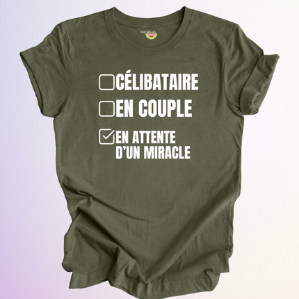 T-SHIRT / EN ATTENTE D'UN MIRACLE