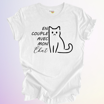 T-SHIRT / EN COUPLE AVEC MON CHAT