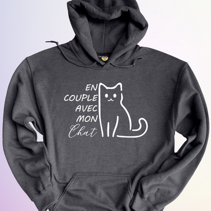 HOODIE / EN COUPLE AVEC MON CHAT