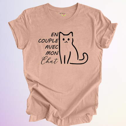 T-SHIRT / EN COUPLE AVEC MON CHAT