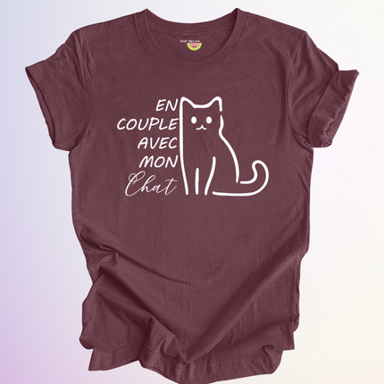 T-SHIRT / EN COUPLE AVEC MON CHAT