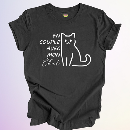 T-SHIRT / EN COUPLE AVEC MON CHAT
